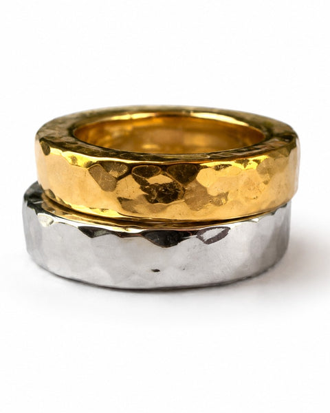 Mack 925 Silver Wide Thick Band