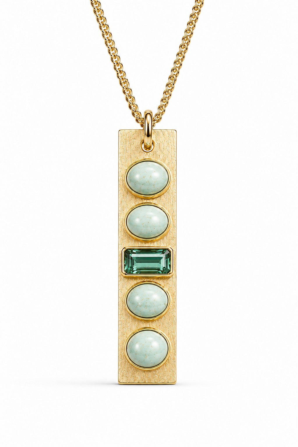 Menorca Pendant with Mint Turquoise