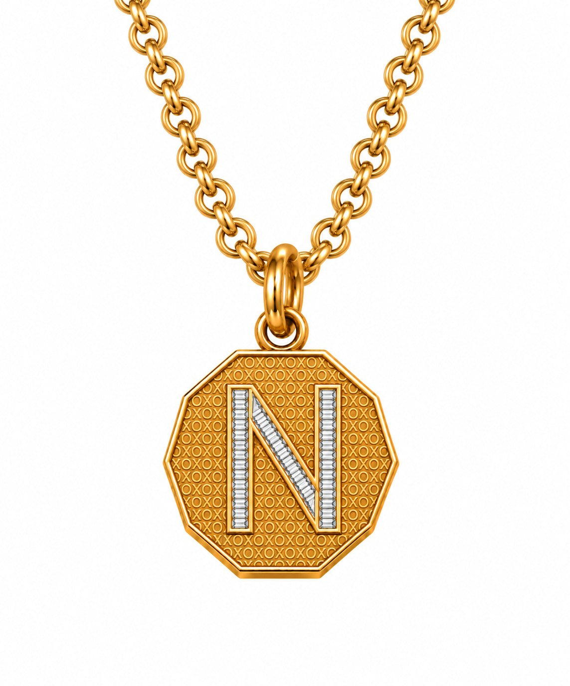Initial Charm Octogan — N