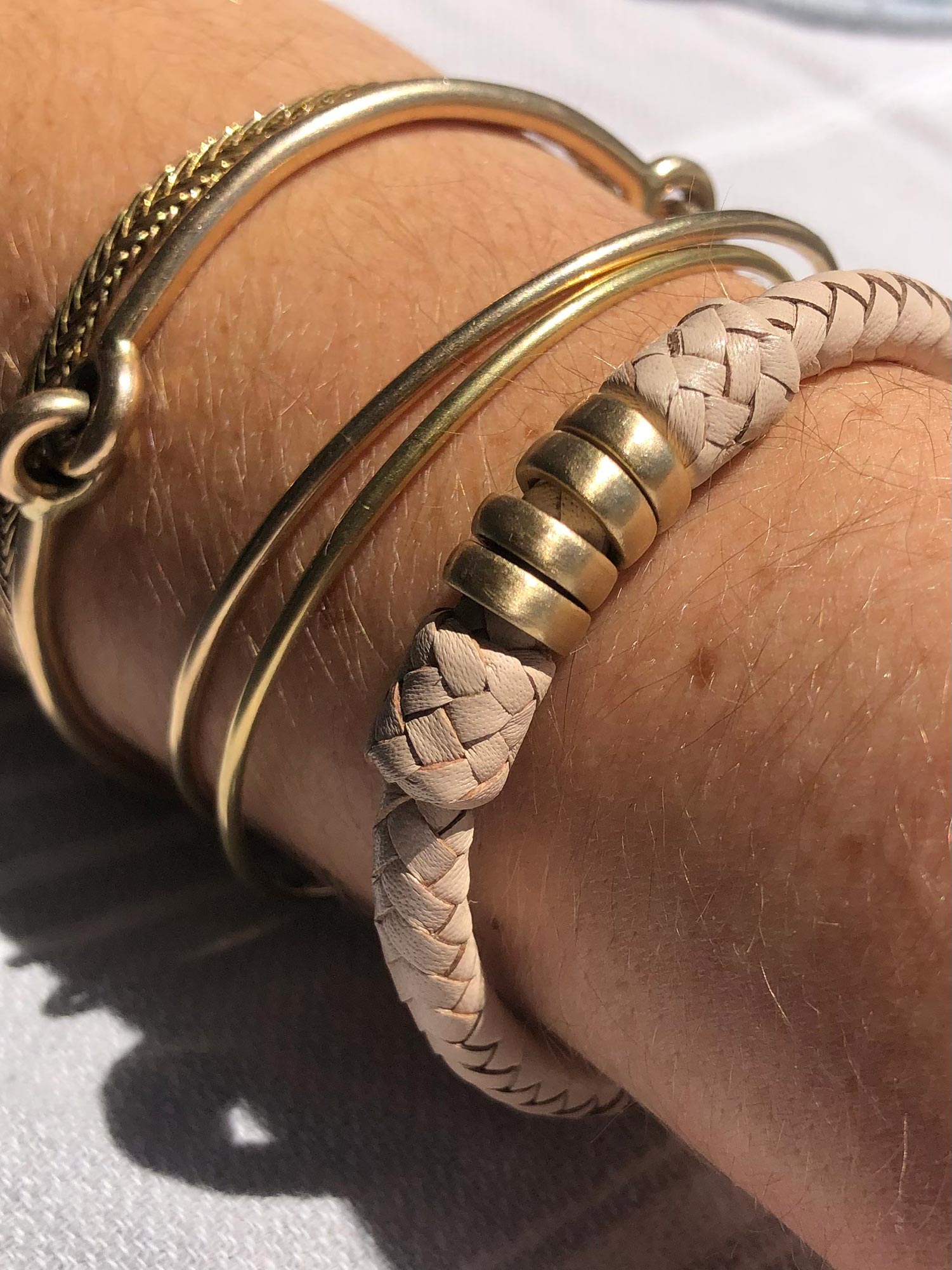 Marquesas 14K Gold Bracelet - detail