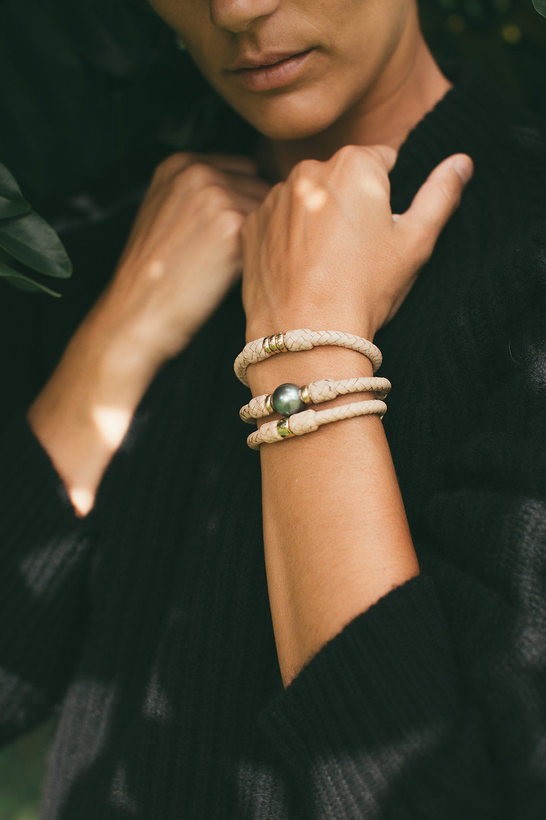 Taha'a 14K Gold Tahitian Pearl Bracelet